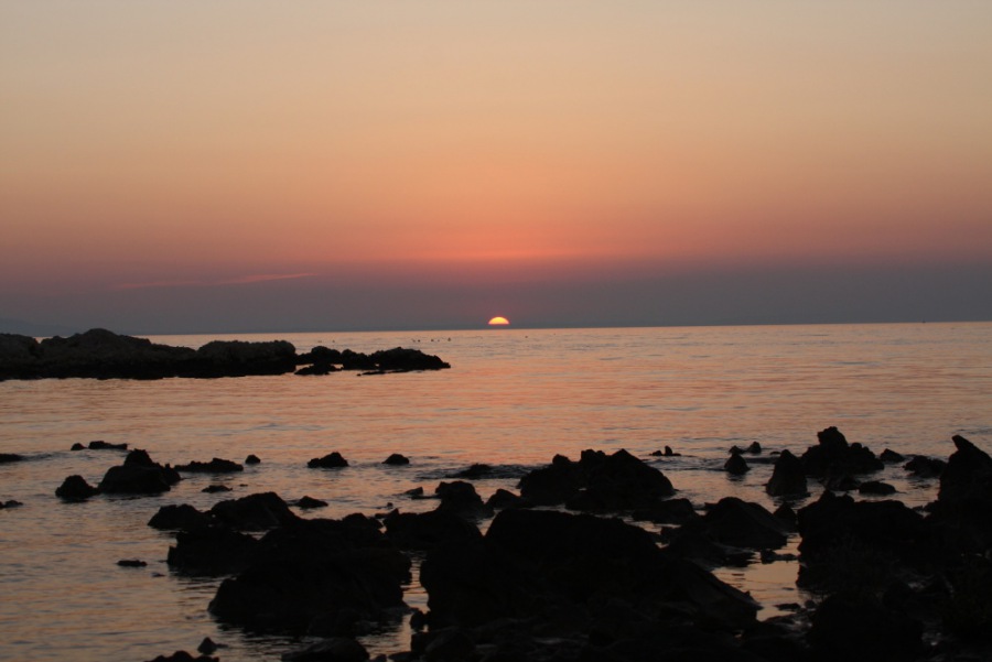 Západ slunce v Chorvatsku